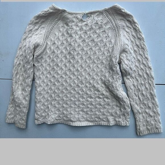 Peek Kids Knit Cream  sweater size 8 - Picture 2 of 4